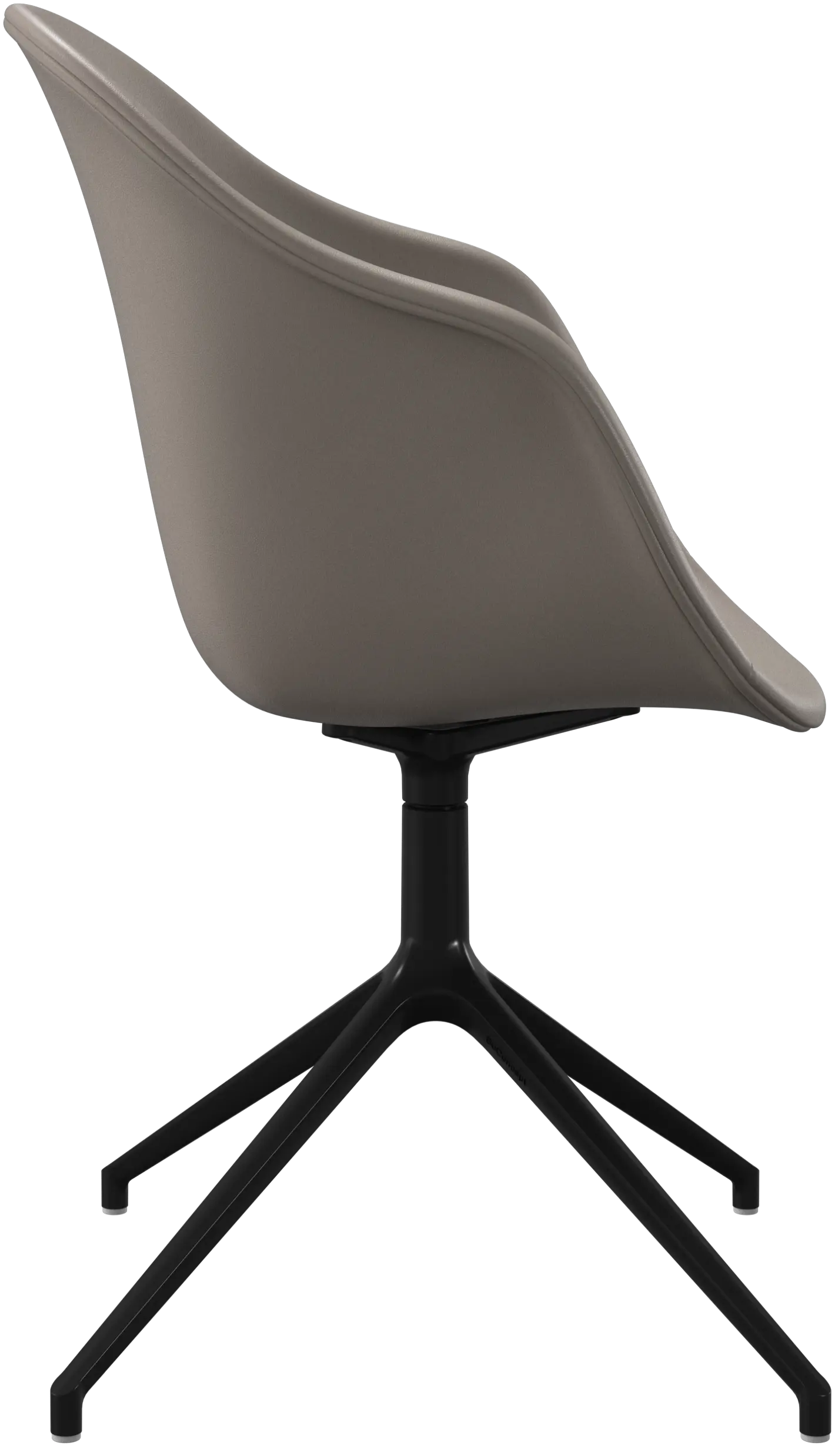 KIKOsan　BoConceptレザー　ダイニングチェア一脚 ダイニングチェア 1脚 単品 回転 肘付き レザー 北欧 おしゃれ